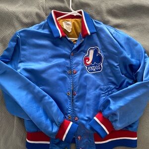Vintage Montreal Expos Satin Bomber
